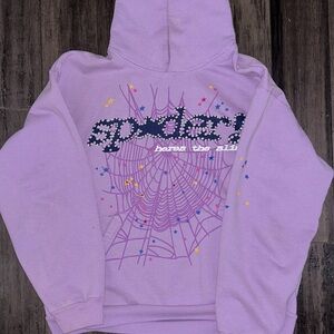 SP5DER PURPLE AÇAÍ HOODIE